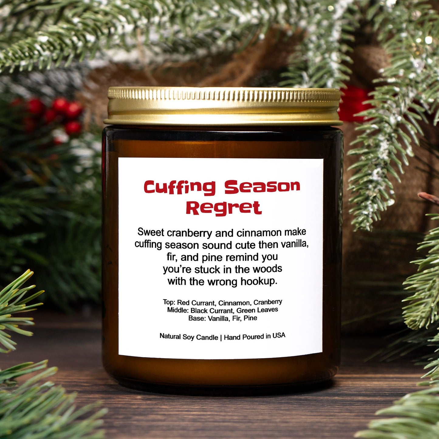 Cuffing Season Regret Soy Holiday Candle