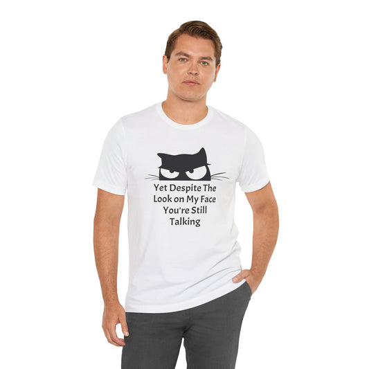 Still Talking Snarky Feline Tee for Edgy Enthusiasts