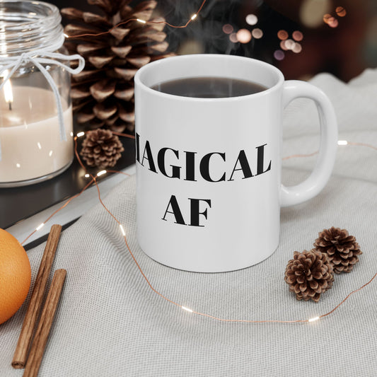 Magical AF Unicorn Ceramic Mug - (11oz, 15oz)