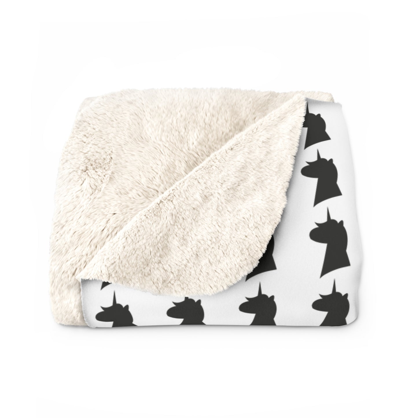 Cozy Magical AF Unicorn Sherpa Fleece Blanket