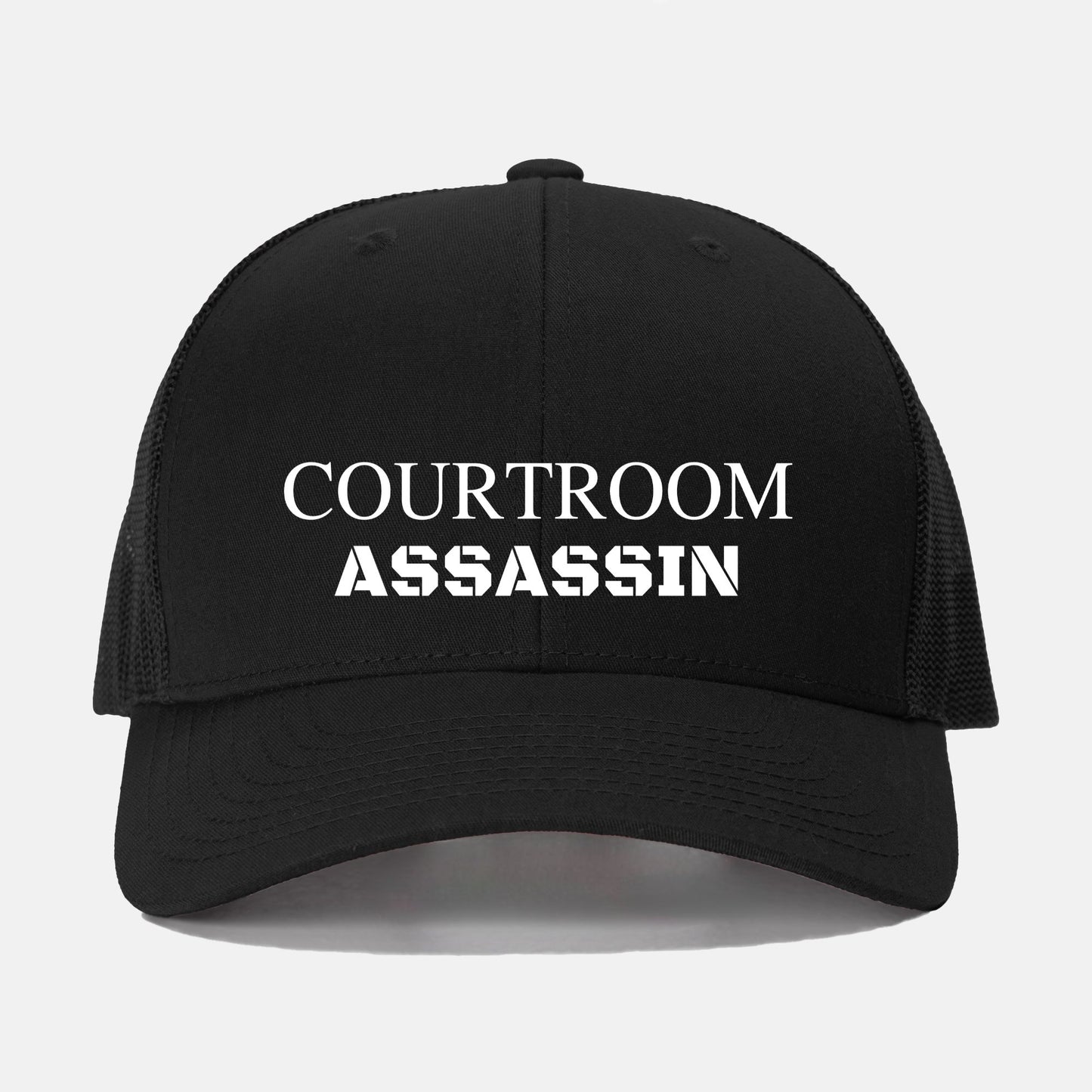 Courtroom Assassin Embroidered Snapback Cap