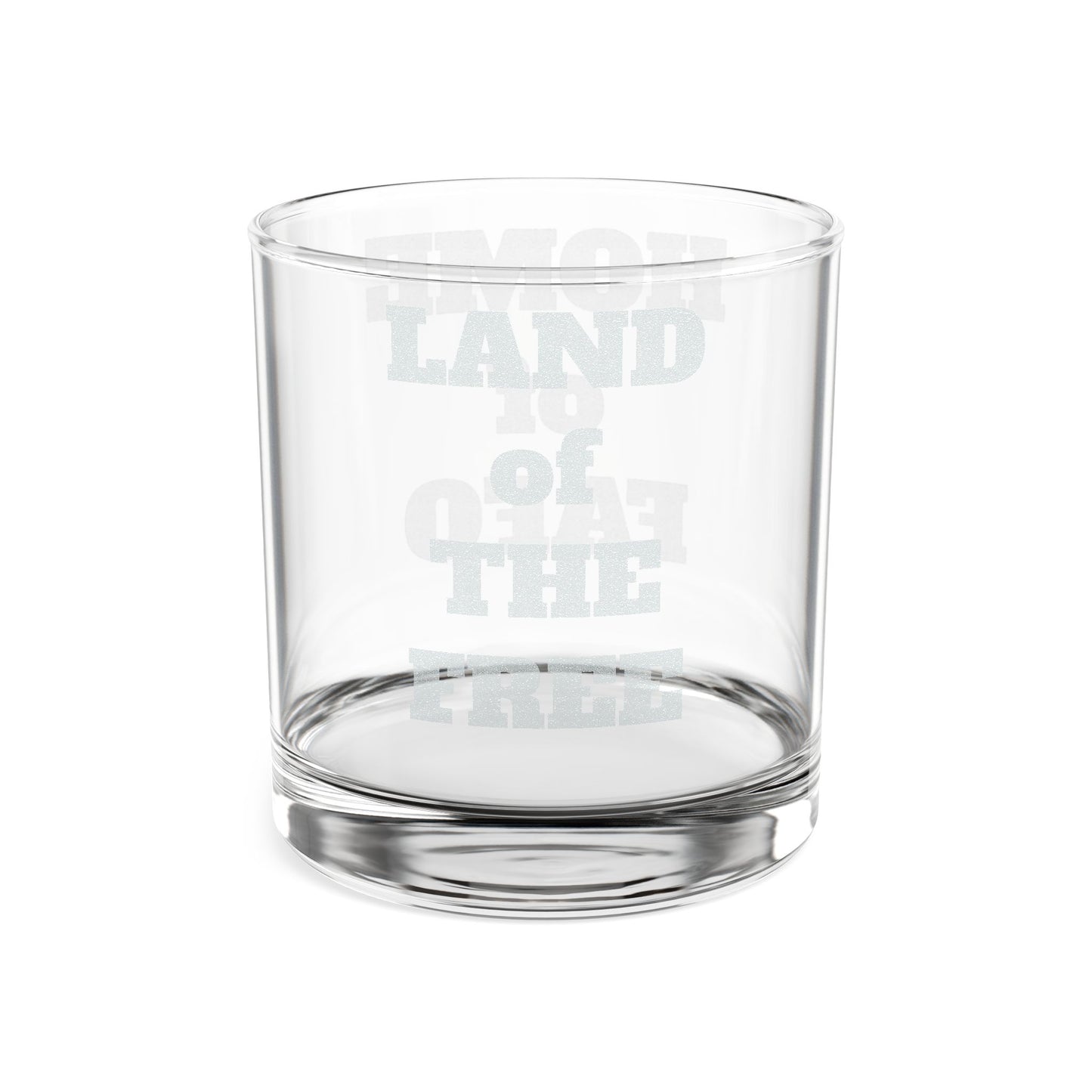 Engraved Whiskey Glass - Land of the Free Home of FAFO - 10.5oz