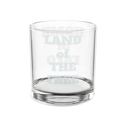 Engraved Whiskey Glass - Land of the Free Home of FAFO - 10.5oz