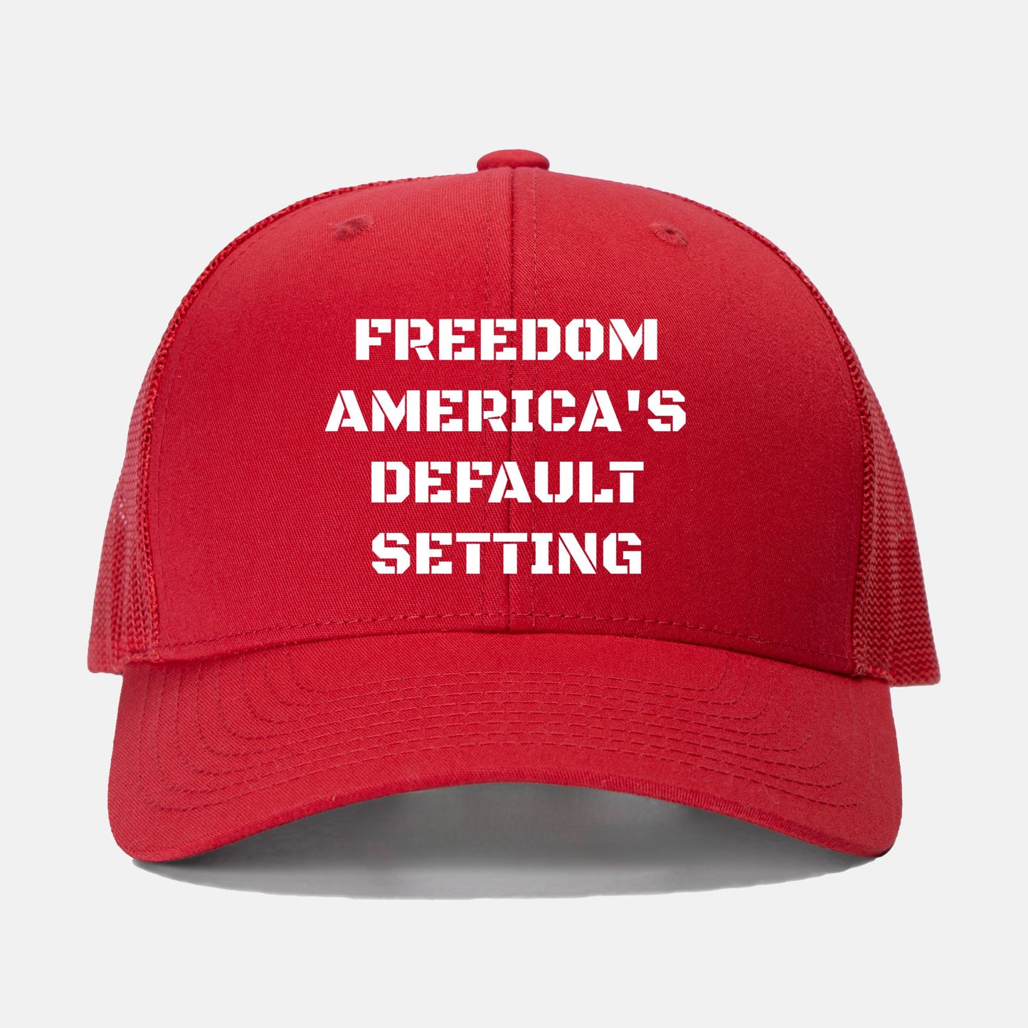 FREEDOM America's Default Setting Embroidered Snap Back Cap