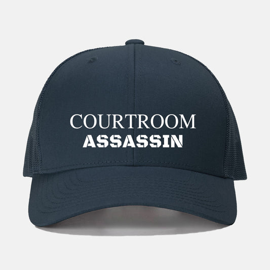 Courtroom Assassin Embroidered Snapback Cap