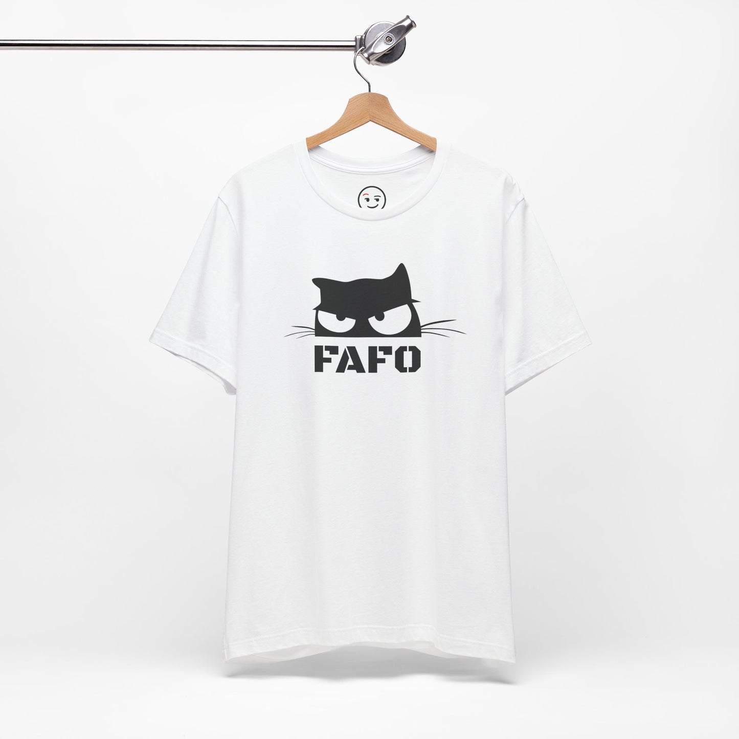 Stylish FAFO Sarcastic Feline Tee for Edgy Enthusiasts