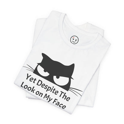 Still Talking Snarky Feline Tee for Edgy Enthusiasts