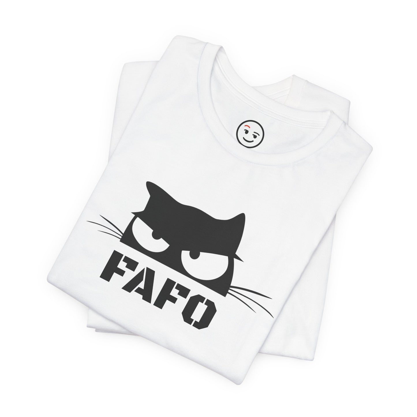 Stylish FAFO Sarcastic Feline Tee for Edgy Enthusiasts