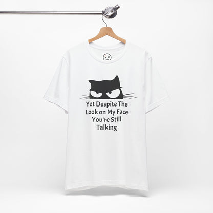 Still Talking Snarky Feline Tee for Edgy Enthusiasts