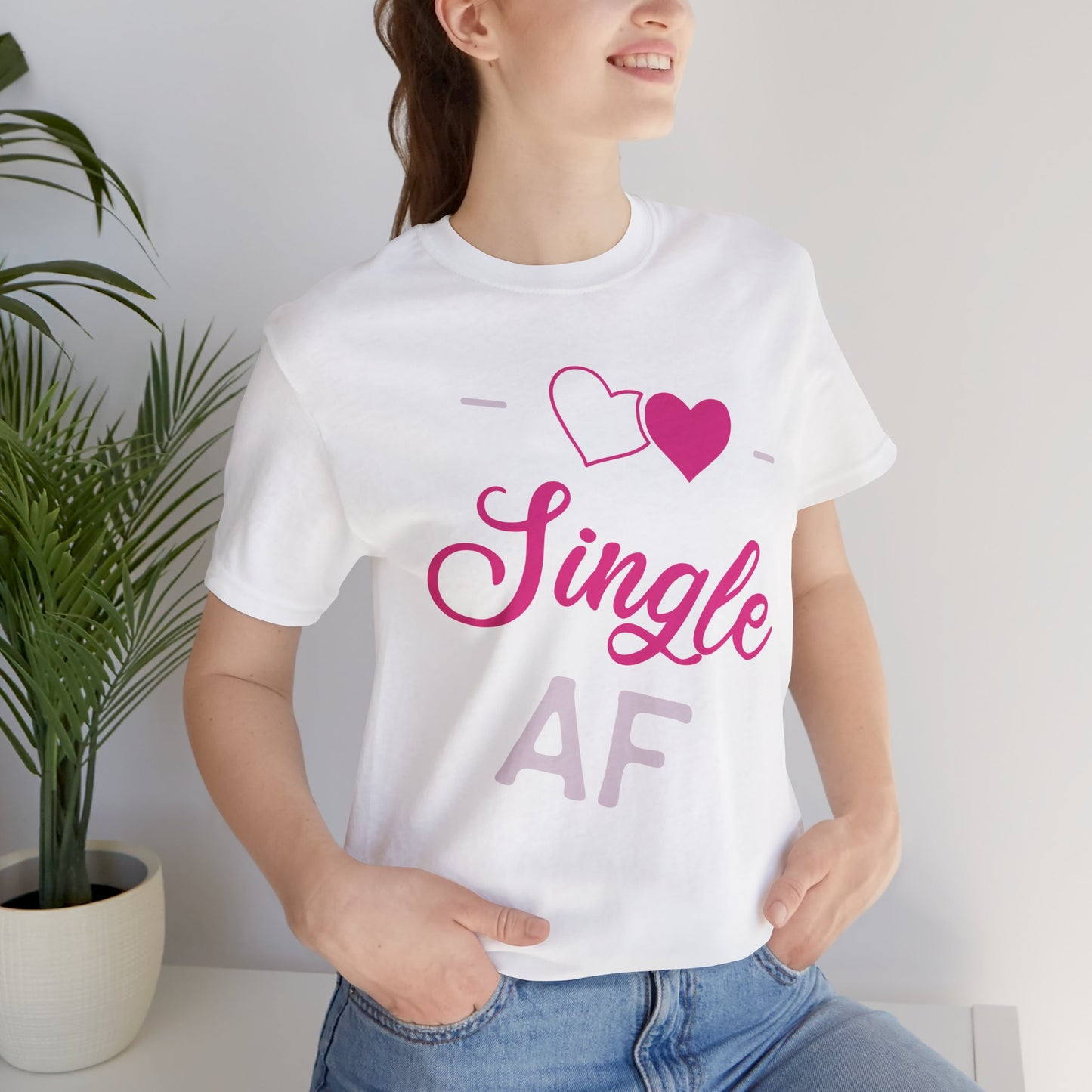 Happily Single AF Tee — Batteries (and Boundaries) Included